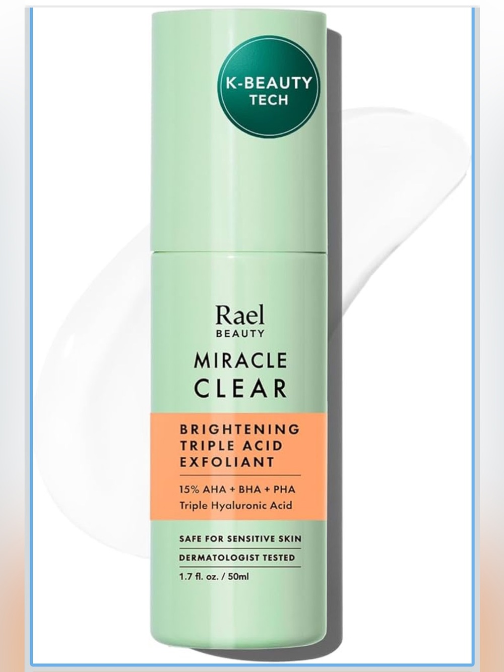 Rael Beauty Miracle Clear Brightening Triple Acid Exfoliant gel-serum